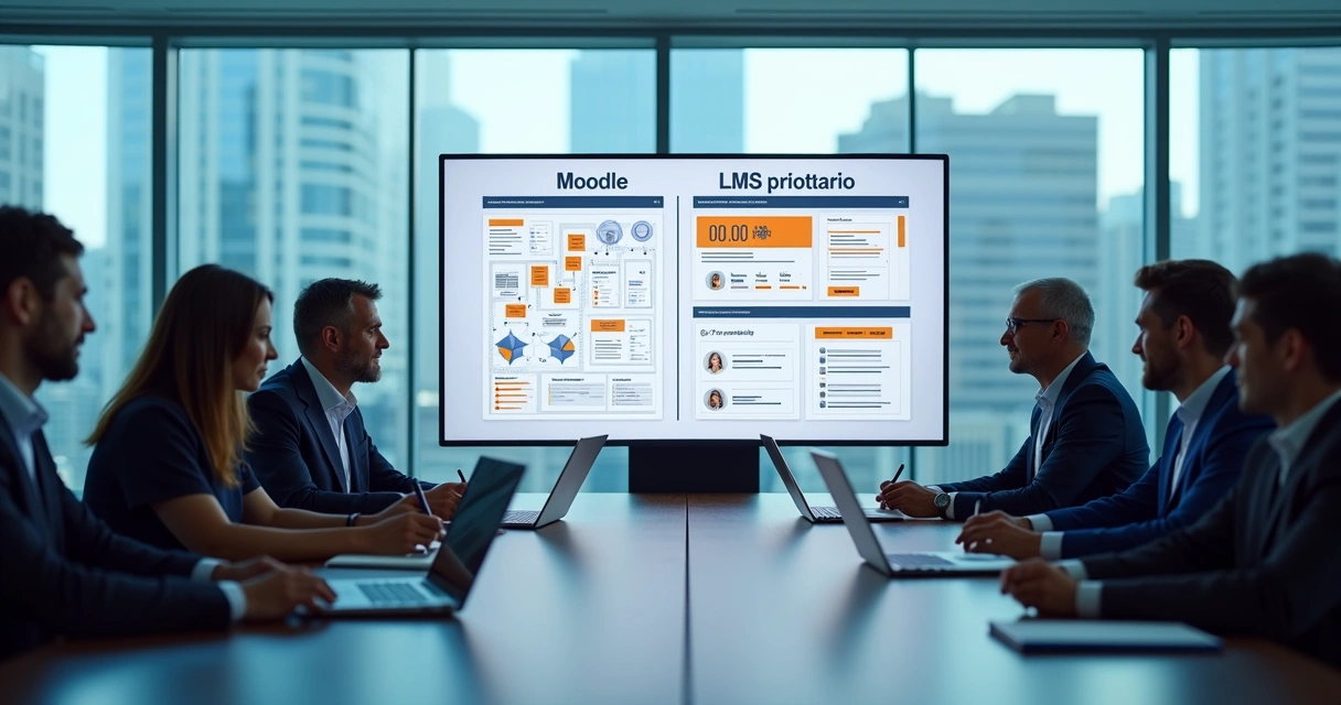 Moodle ou LMS proprietário? Decisão estratégica para empresas