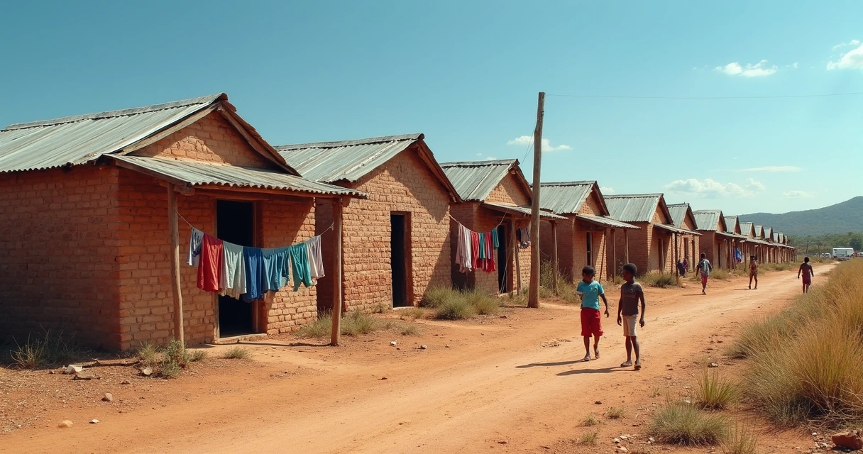 Moradias simples no interior do RN 