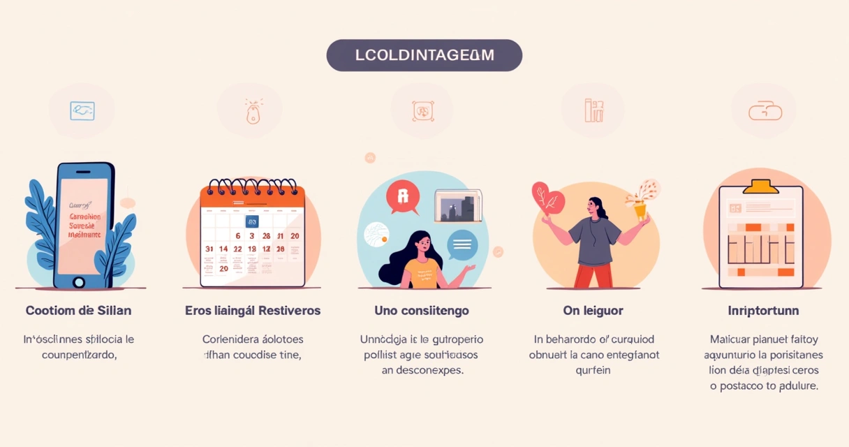 Ilustração dos principais motivos para flop no Instagram: baixa qualidade de conteúdo, falta de consistência e desconexão com o público.