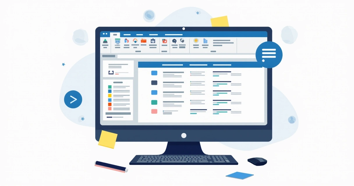 Visual do MS Project com várias linhas de tarefas destacadas 