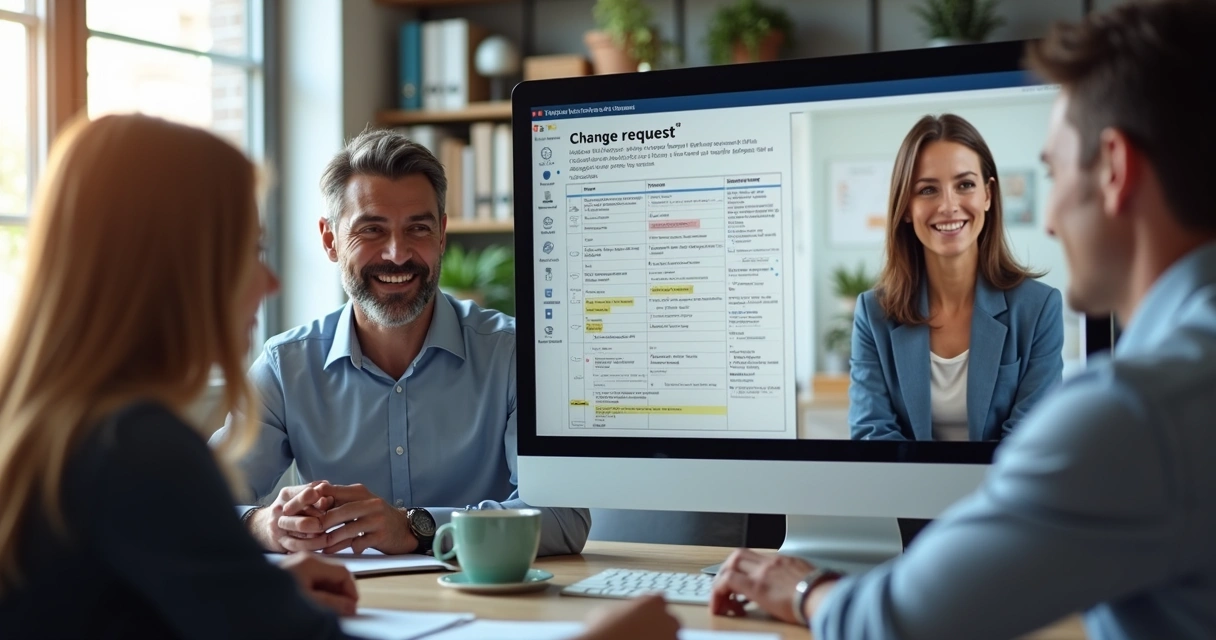 Discussão sobre mudança de escopo de serviço 