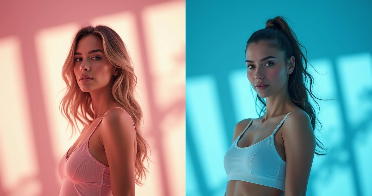 Comparação de perfil de rede social antes e depois de mudança de nome e tema 