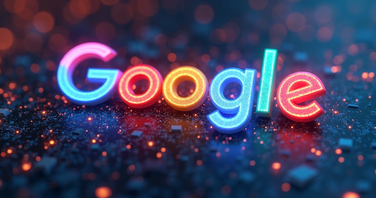 Representação visual de algoritmos em transformação no Google 