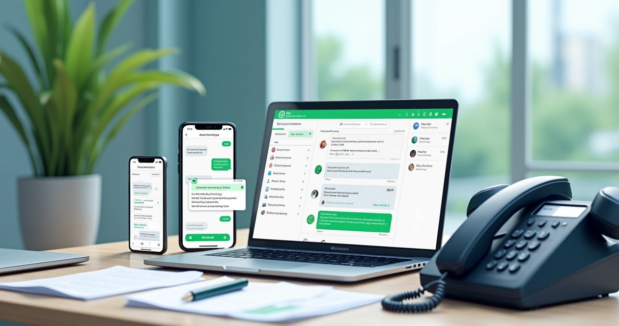 Ilustração de múltiplos canais de cobrança automatizada