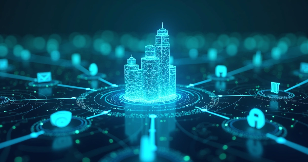 Empresas de Geração de Leads B2B: Como Escolher e Potencializar Resultados 4 Representação visual de canais multicanais conectando empresas B2B digitais e analógicas