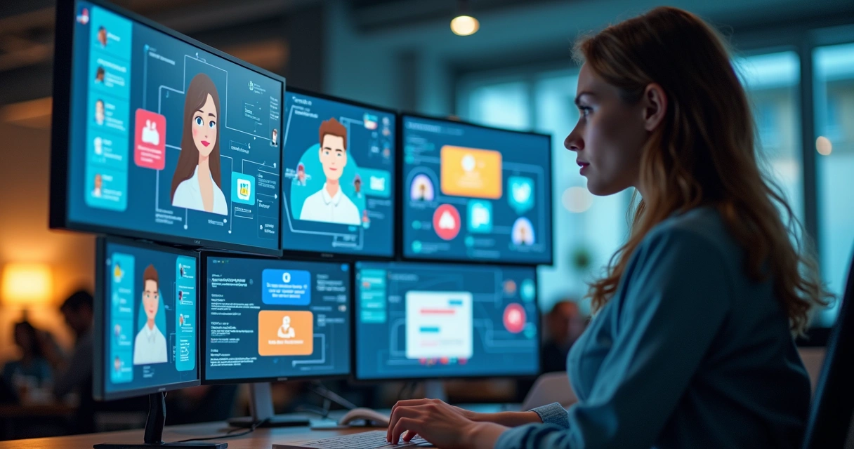 AI agent managing multichannel sales outreach 