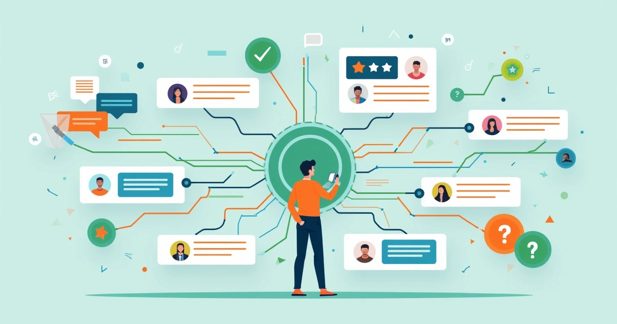 Diversas fontes de feedback sobre gateways de pagamento 