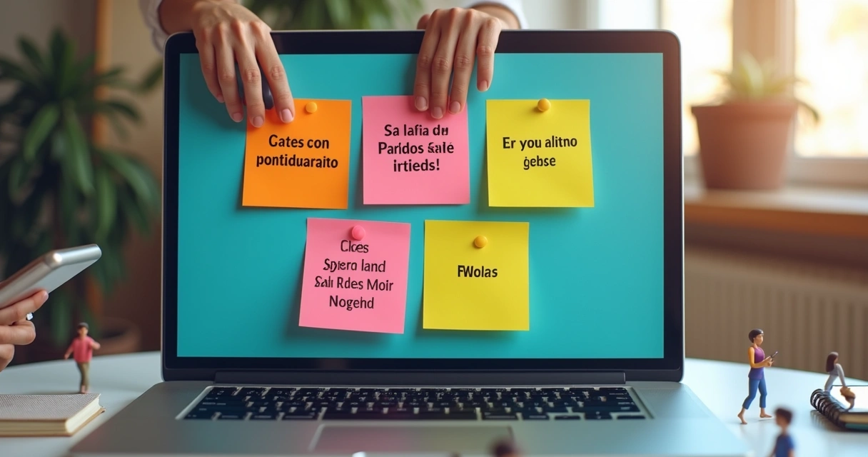 Mural digital com frases motivacionais para vendas