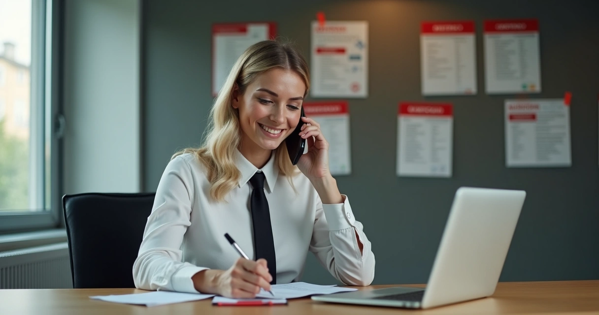 Pessoa ao telefone fazendo mystery shopping para simular compra 