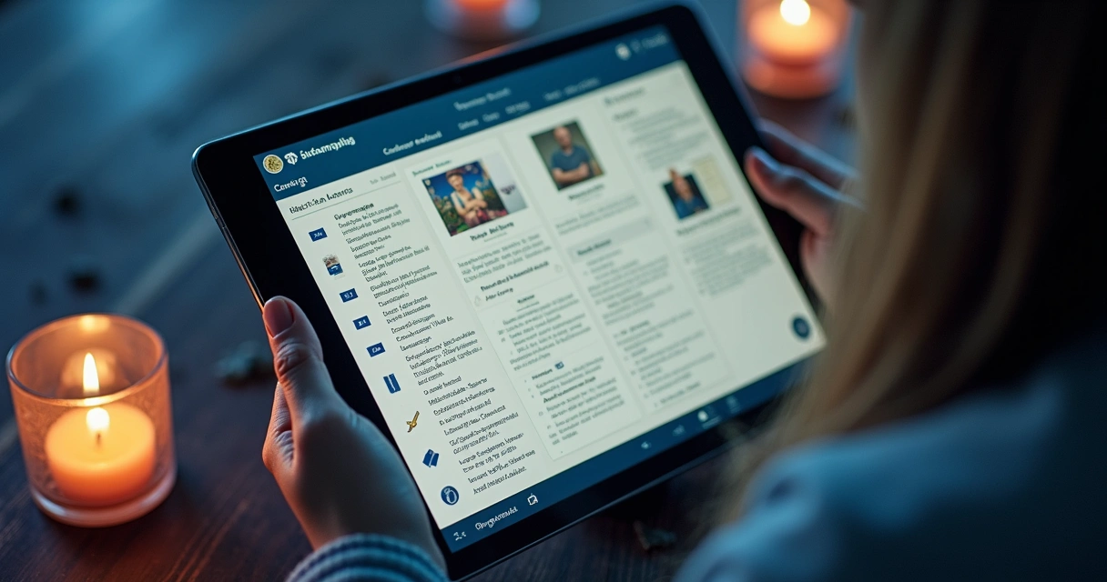MysticLog dashboard with readings and notes 