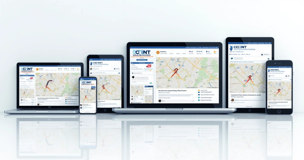Dados de endereço e telefone de clínica odontológica alinhados em vários diretórios online 