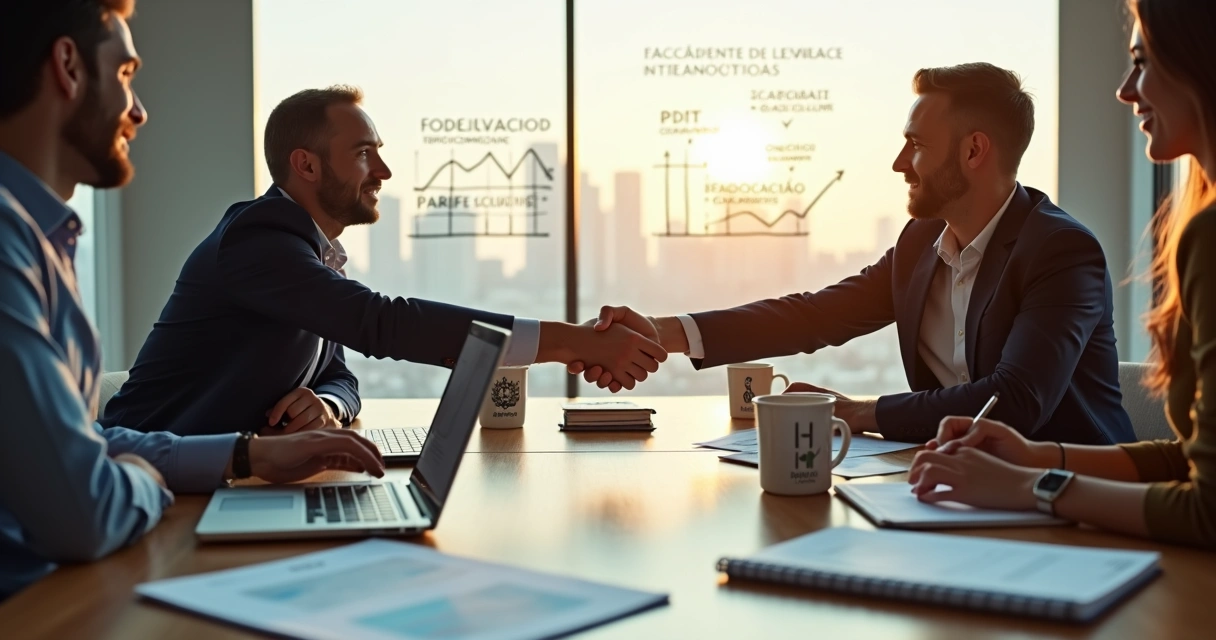 Agente de viagens negociando parceria com fornecedor de turismo em ambiente profissional 