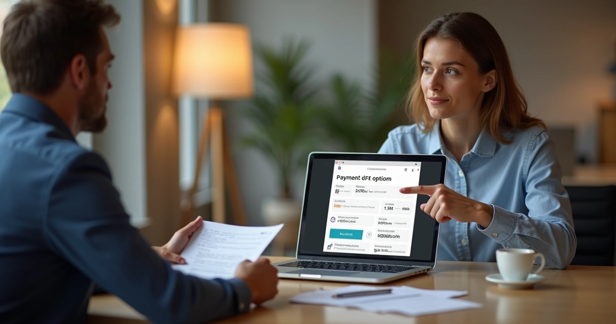 Negociação financeira amigável entre pessoas 