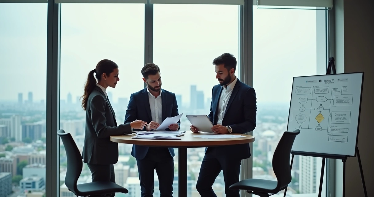 Colaboradores negociam compras em ambiente digital B2B 