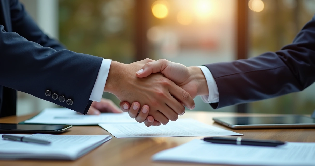 Negociação de contrato entre representante comercial e fornecedor 