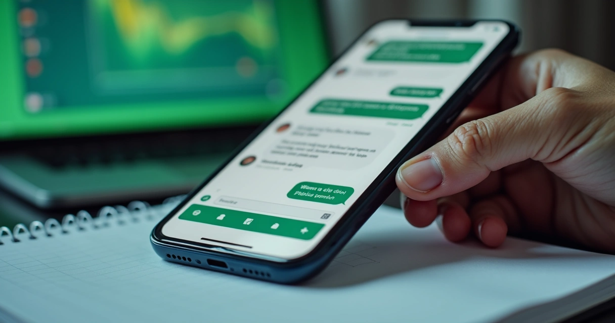 Negociação digital com celular, WhatsApp e Pix 