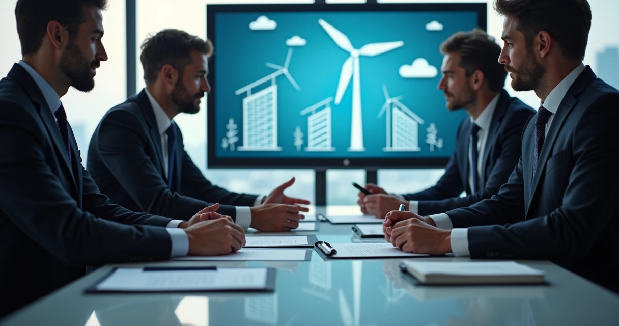 Negociação de energia entre empresas