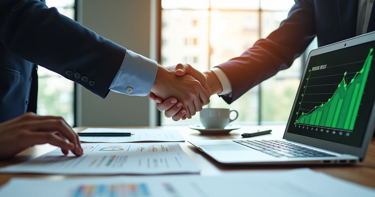 Vendedor digital negociando com fornecedor e analisando margens
