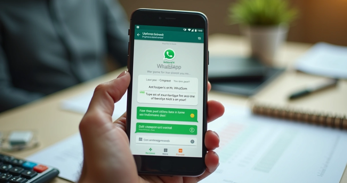 Negociação de cobrança por WhatsApp com pagamento por Pix no celular 