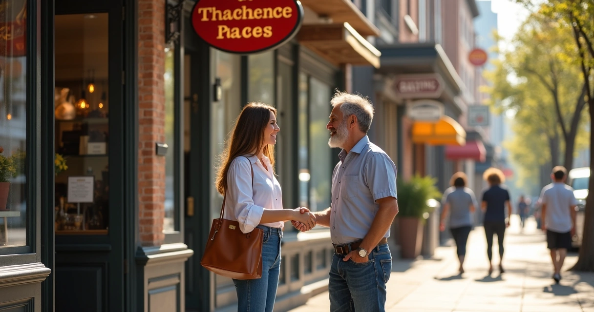 Parceria entre dois pequenos negócios locais 