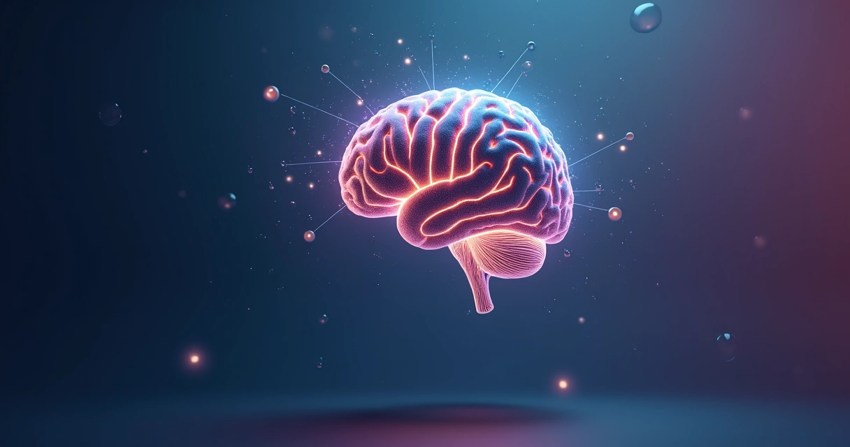 Cerebro humano con rutas de luz simbolizando nuevos patrones mentales 