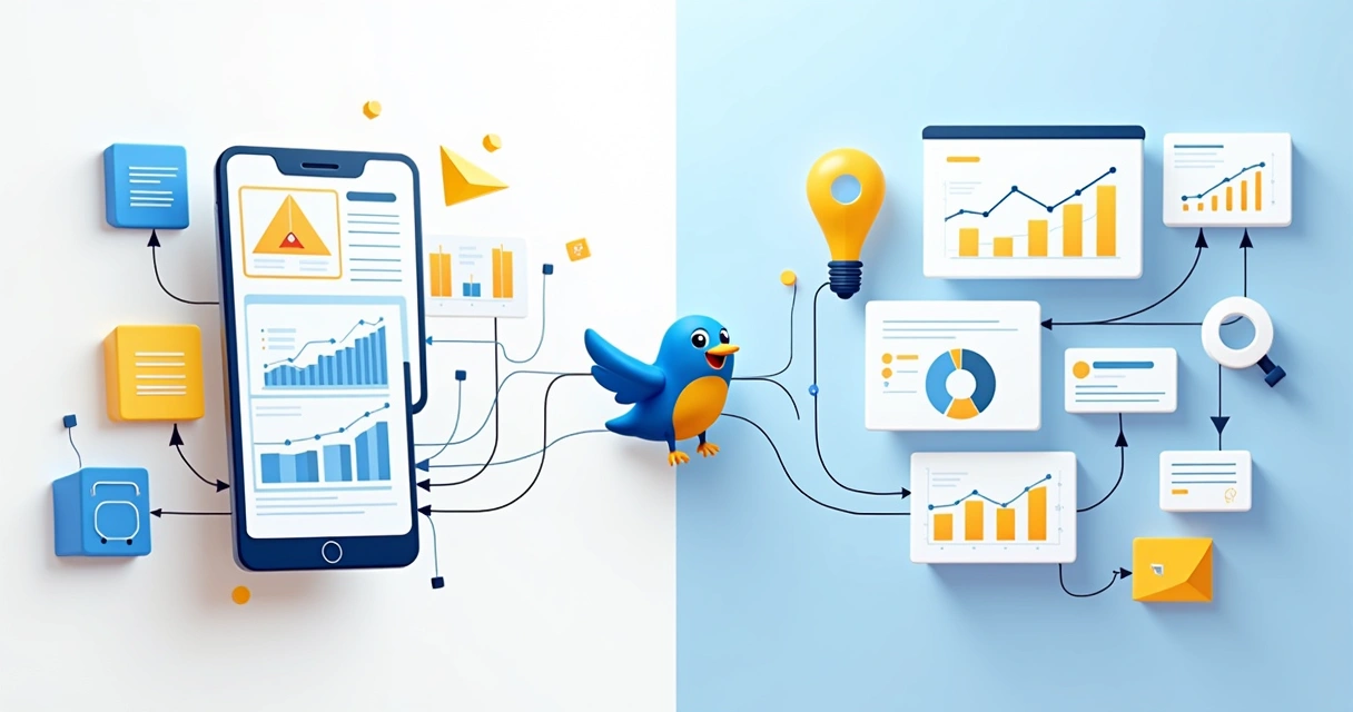 Integração entre sistema no-code e ferramenta de analytics