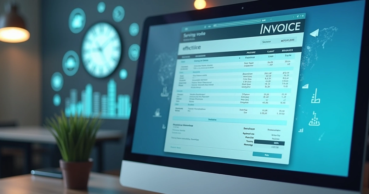 Tela digital mostrando processo de emissão de nota fiscal online 