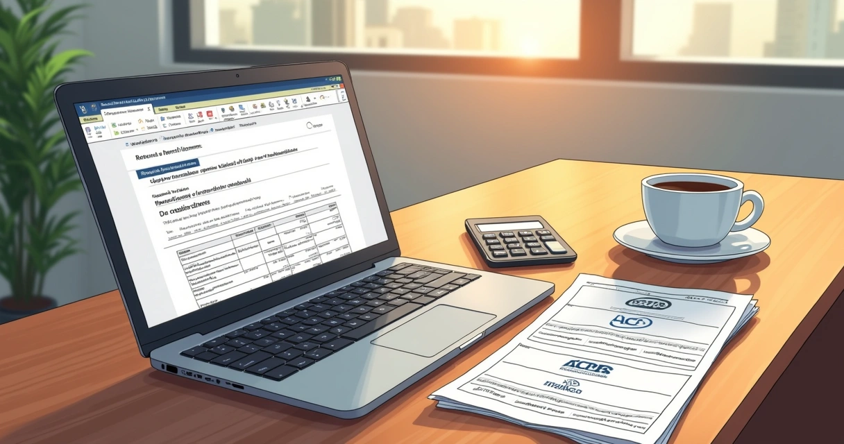 Tela de notebook mostrando ficha de declaração de IR 