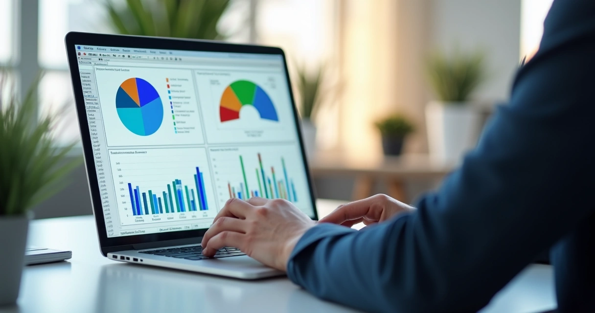 Painel do NotebookLM mostrando gráficos e infográficos coloridos gerados automaticamente a partir de planilhas diferentes