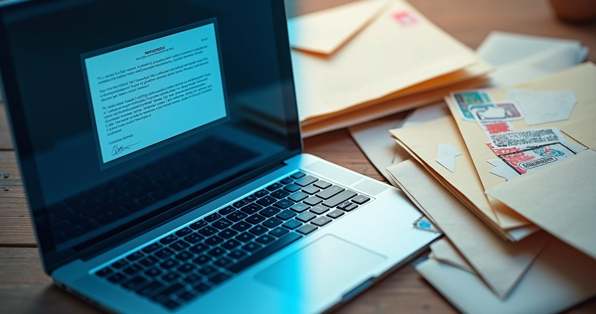 Comparação visual entre notificação extrajudicial digital e física