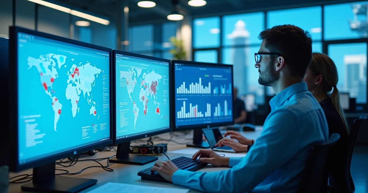 Tela de computador mostrando alerta de inconsistência cadastral