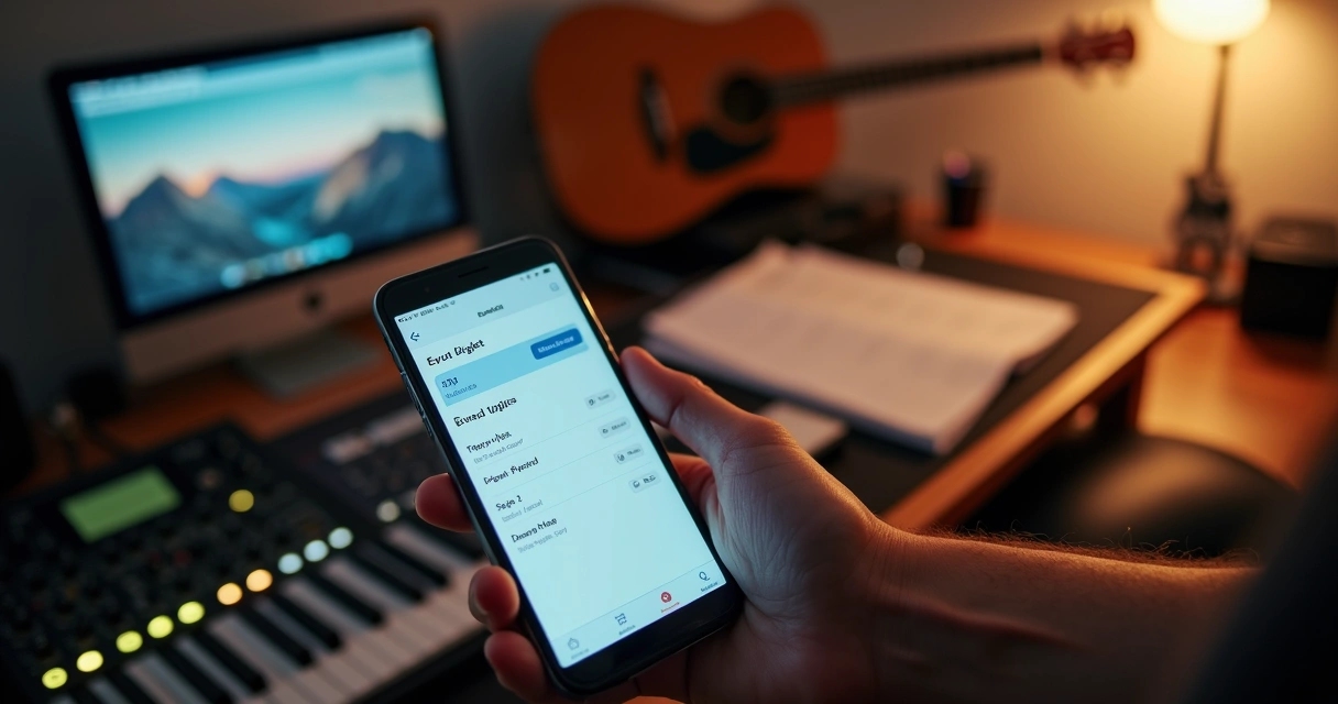Notificação de pedido de orçamento em tela de celular 