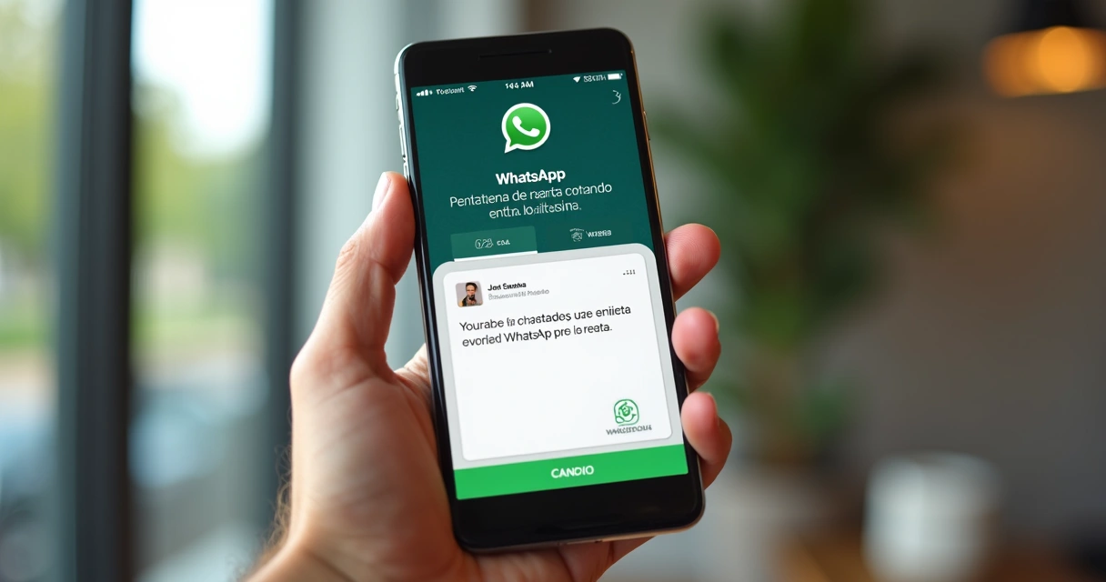 Notificação automática de aluguel via WhatsApp na tela do celular
