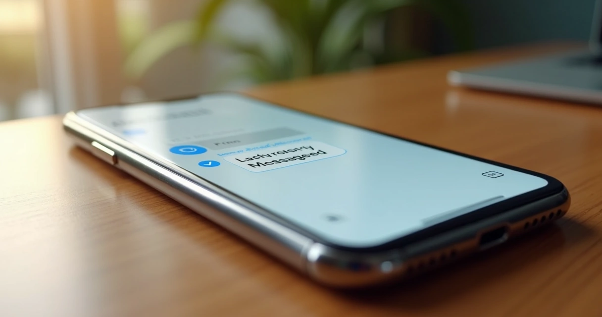 Notificación de mensaje leído en un chat digital
