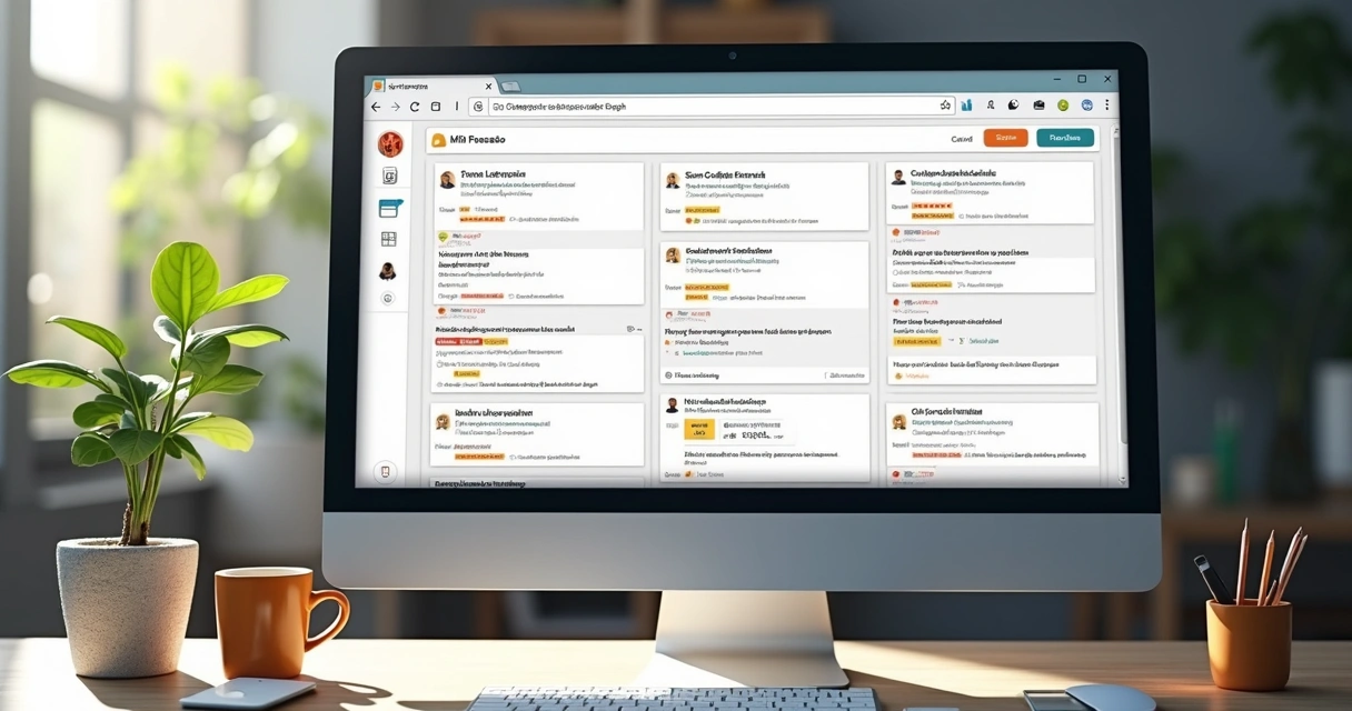 Painel com notificações de feedbacks aparecendo no canal do Slack 