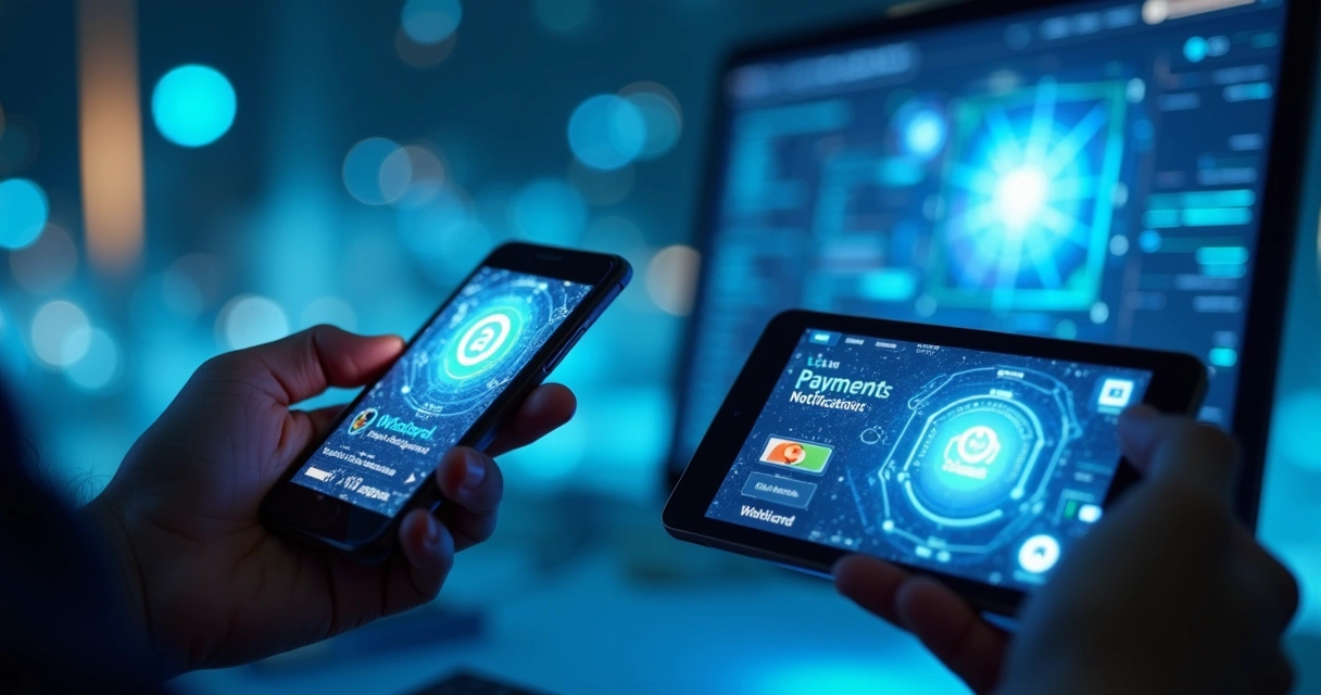 Notificações automáticas de pagamento em smartphone, computador e tablet 