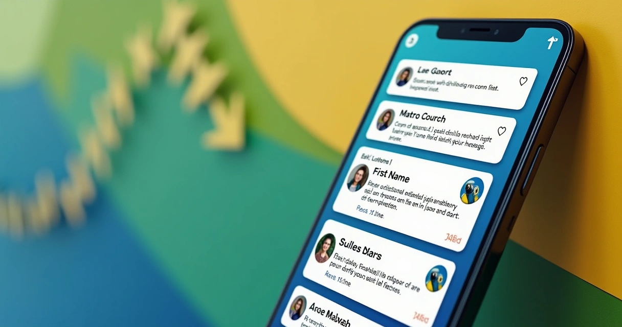 Exemplo de notificações personalizadas em tela de aplicativo no-code 