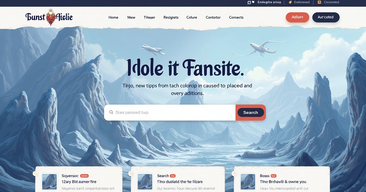 Layout renovado do site TibiaRoute.com com cores modernas e menus destacados 