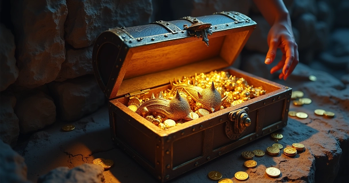 Itens spiked gorget e spiked bracers no loot aberto de Tibia 