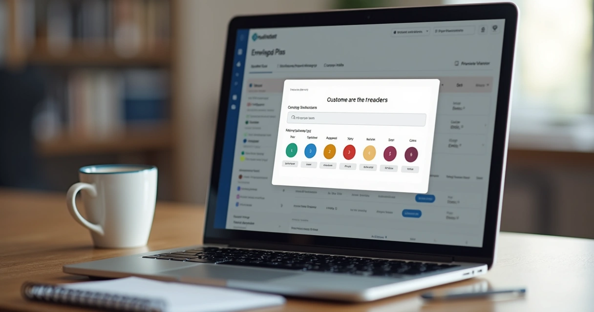NPS widget setup on a SaaS dashboard interface 