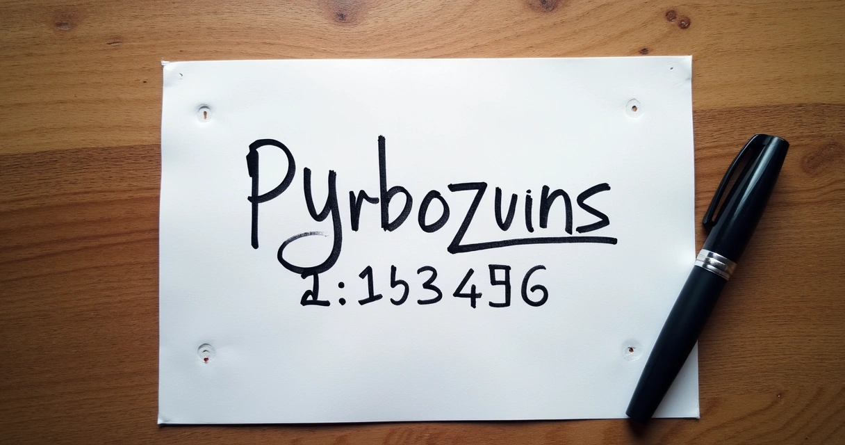 Folha com nome escrito e números ao lado, caneta ao lado direito 