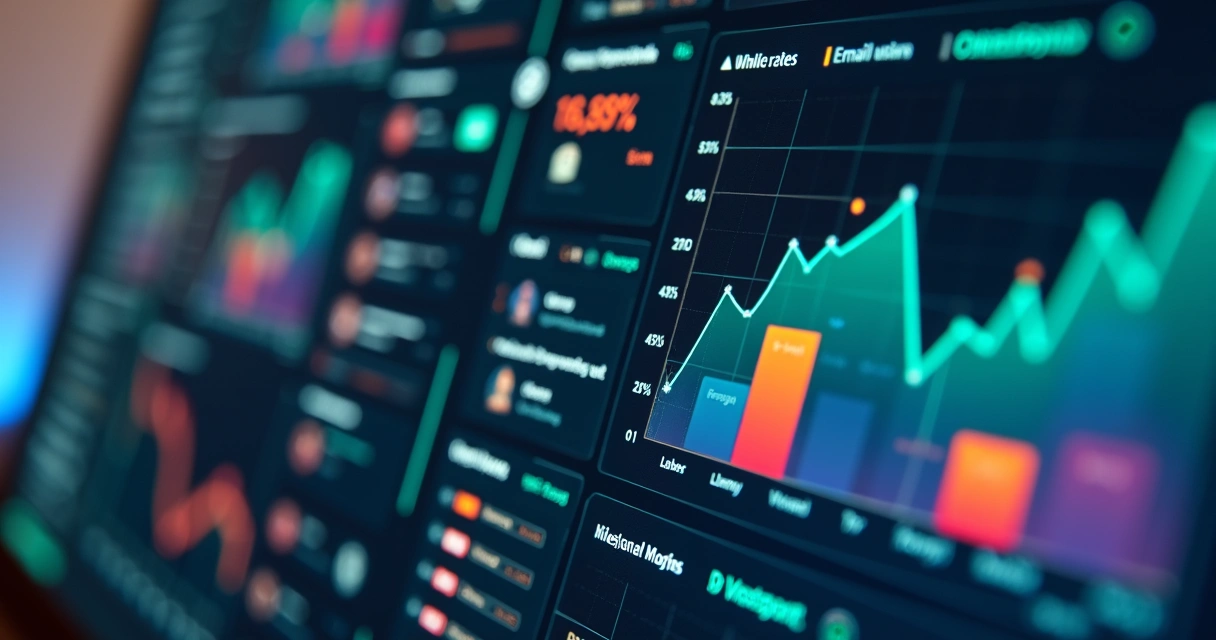 Dashboard de automação de e-mails segmentados 