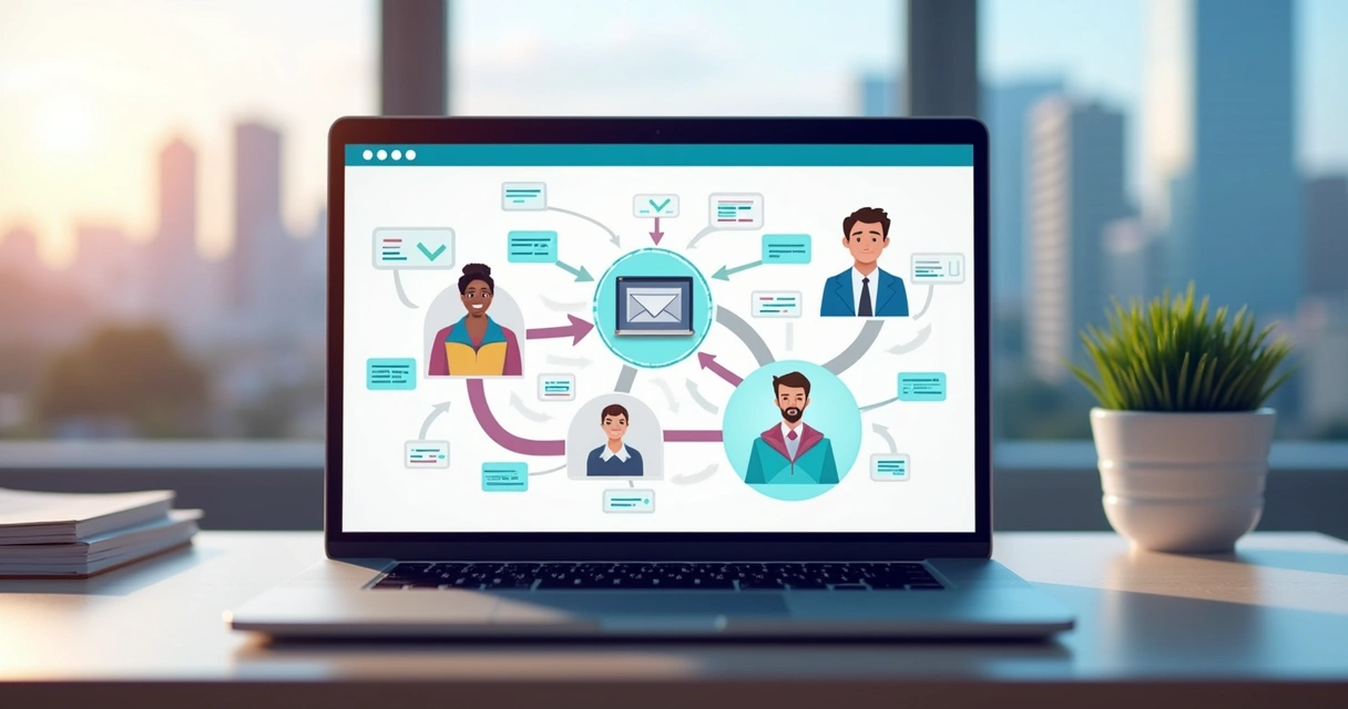 Fluxo de automação de nutrição de leads 