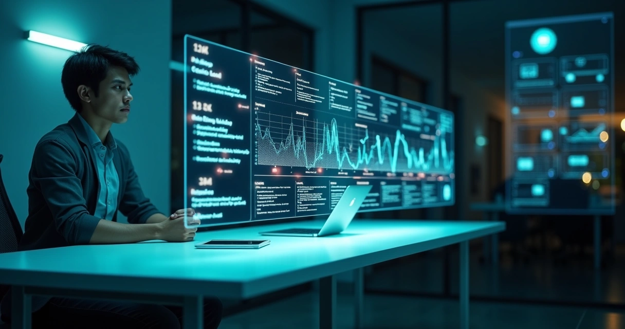 Nutricionista analisa linha do tempo digital de paciente com dados diários integrados por IA 