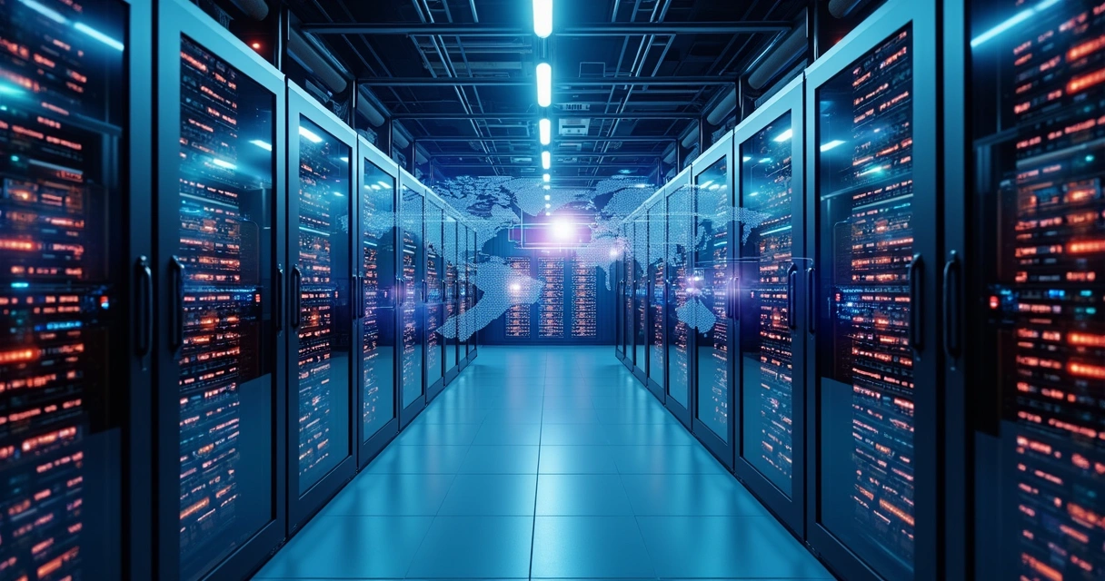 Dashboard monitorando nuvem com inteligência artificial