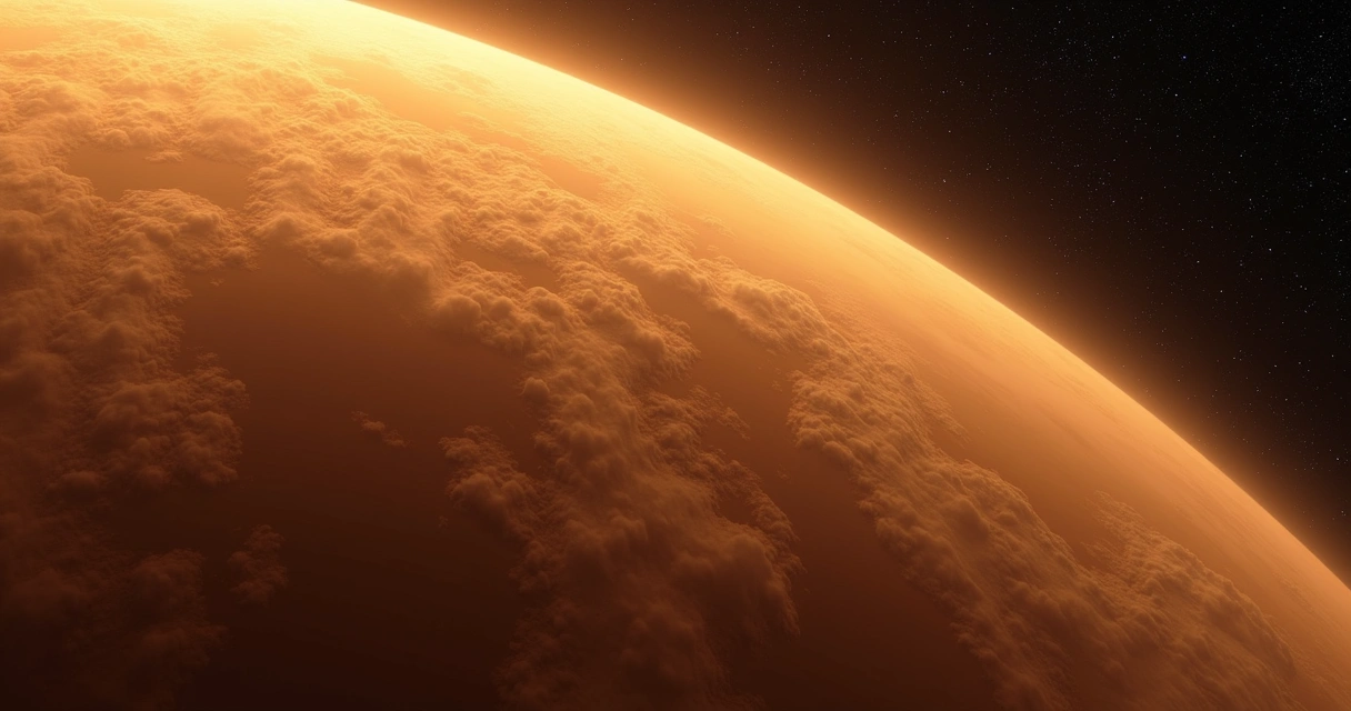 Nuvens de Vênus vistas de perto no espectro visível e infravermelho 