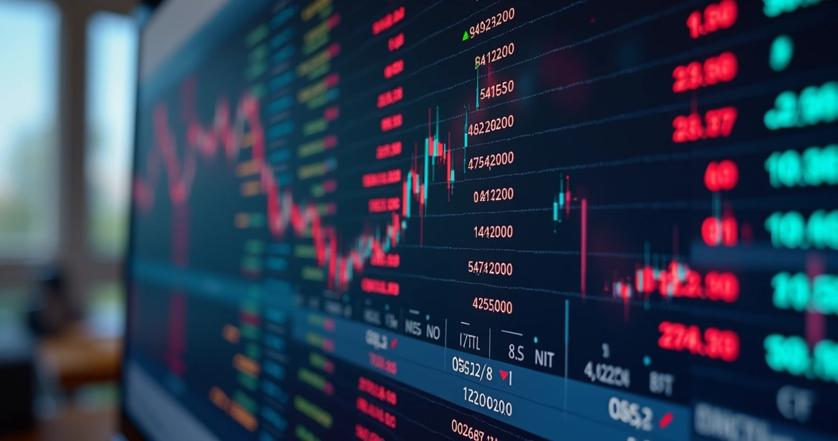 Tela de mercado online mostrando livro de ofertas com preços variando