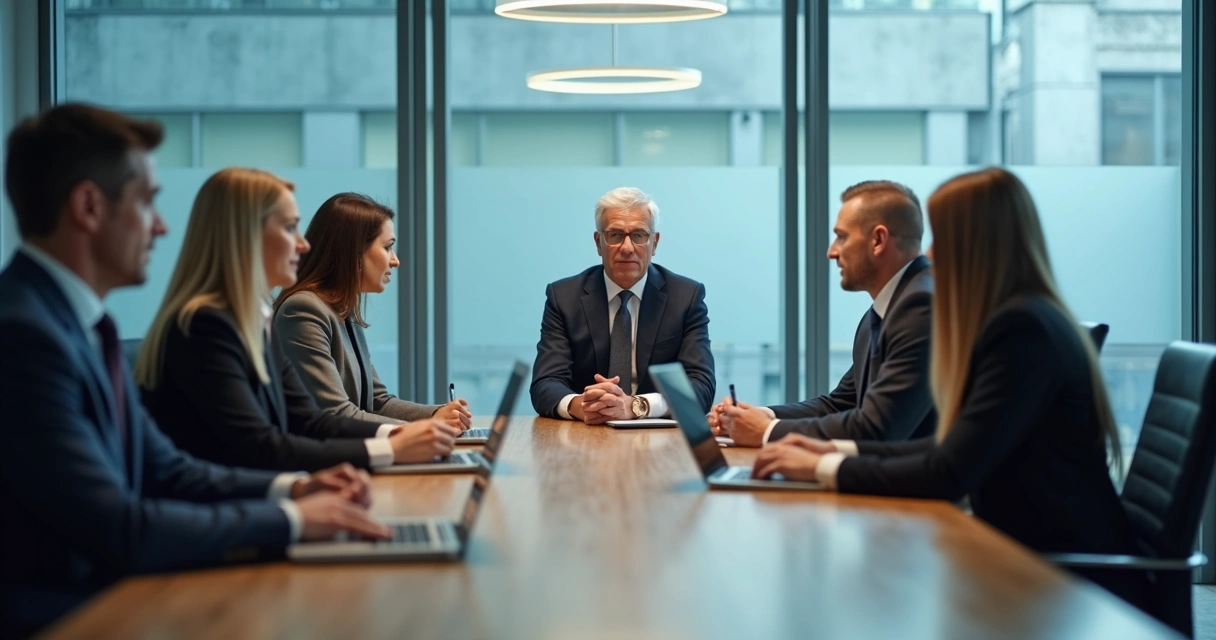 Team meeting with uneven speaking dynamics