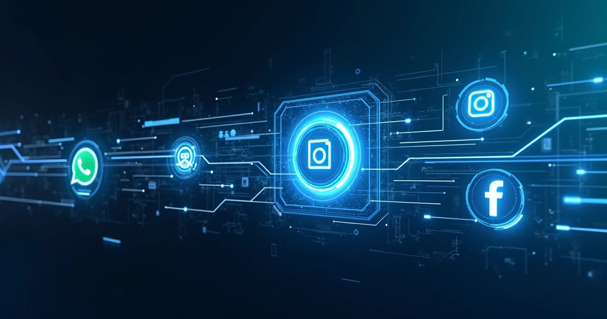 Canais digitais diferentes integrados em um só painel de atendimento 