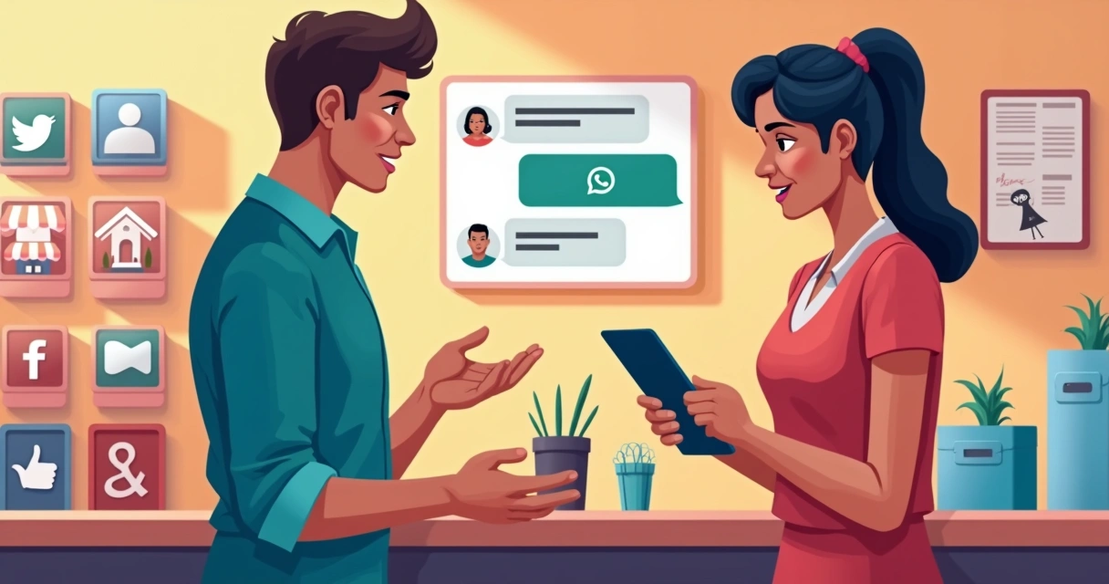 Integração entre loja física e canais digitais em um pequeno comércio